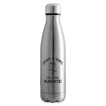 Just A Girl Who Loves Karate - Isolierflasche - Lightsilver - Rechts