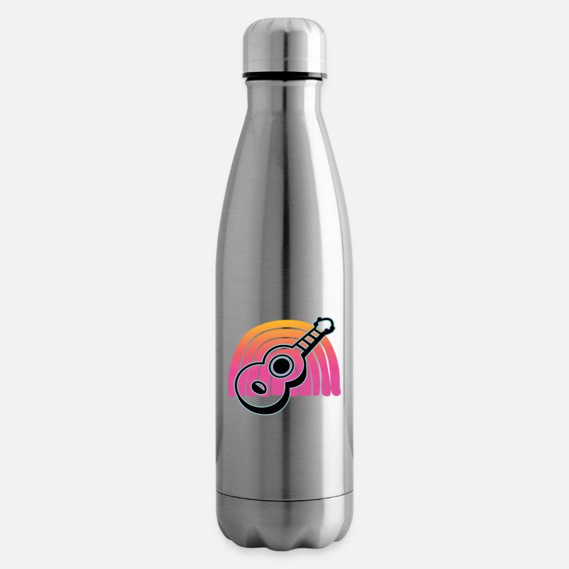 Ukulelen Vitage - Isolierflasche - Lightsilver