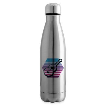Ukuleles Vitage - Insulated Water Bottle - silver - Right