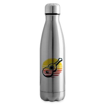 Ukuleles Vitage - Insulated Water Bottle - silver - Right