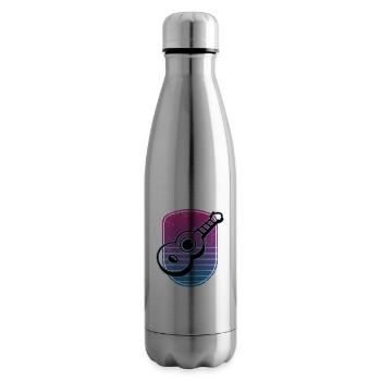 Ukuleles Vitage - Insulated Water Bottle - silver - Right