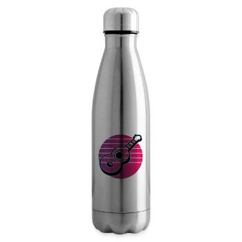 Ukuleles Vitage - Insulated Water Bottle - silver - Right