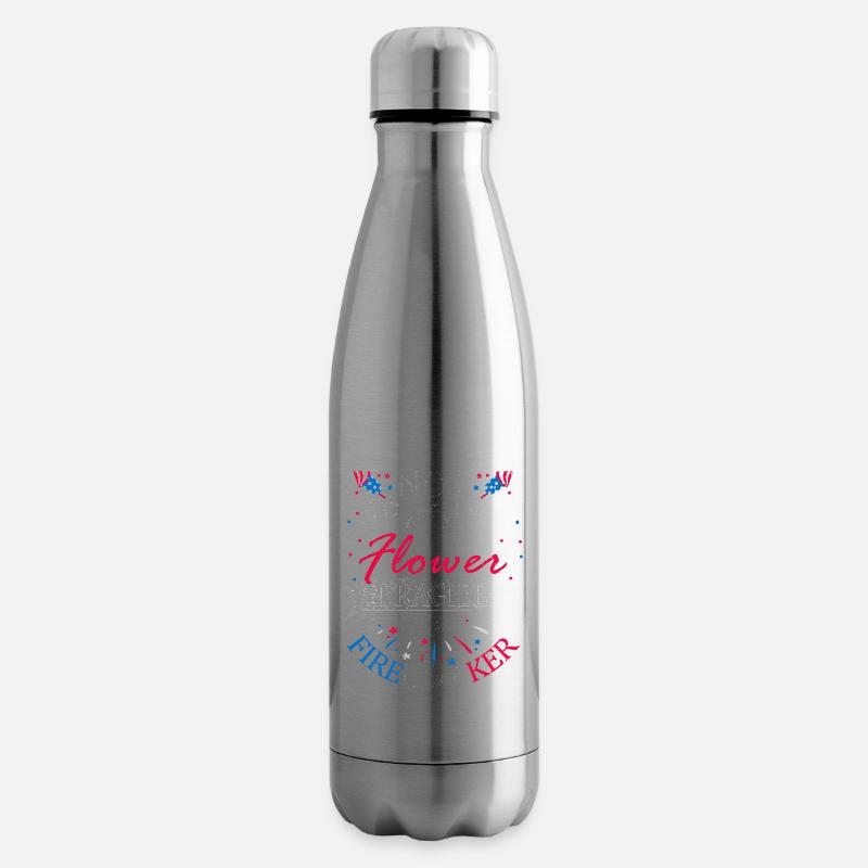 Nicht Zerbrechlich Wie Eine Blume 4. Juli - Isolierflasche - Lightsilver