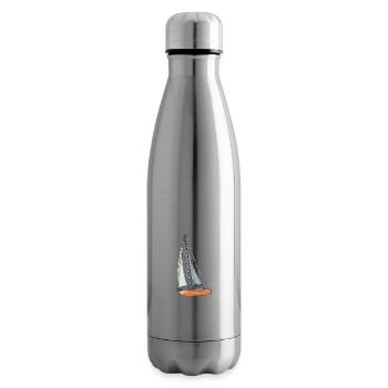 Sailboat Good Taste In Sailboats Bad Taste Im Men - Insulated Water Bottle - silver - Right