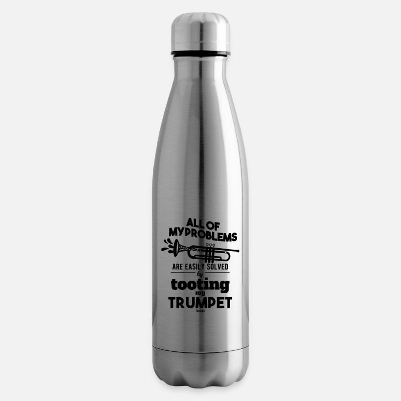 Trompete Posaune Orchester Dirigent - Isolierflasche - Lightsilver