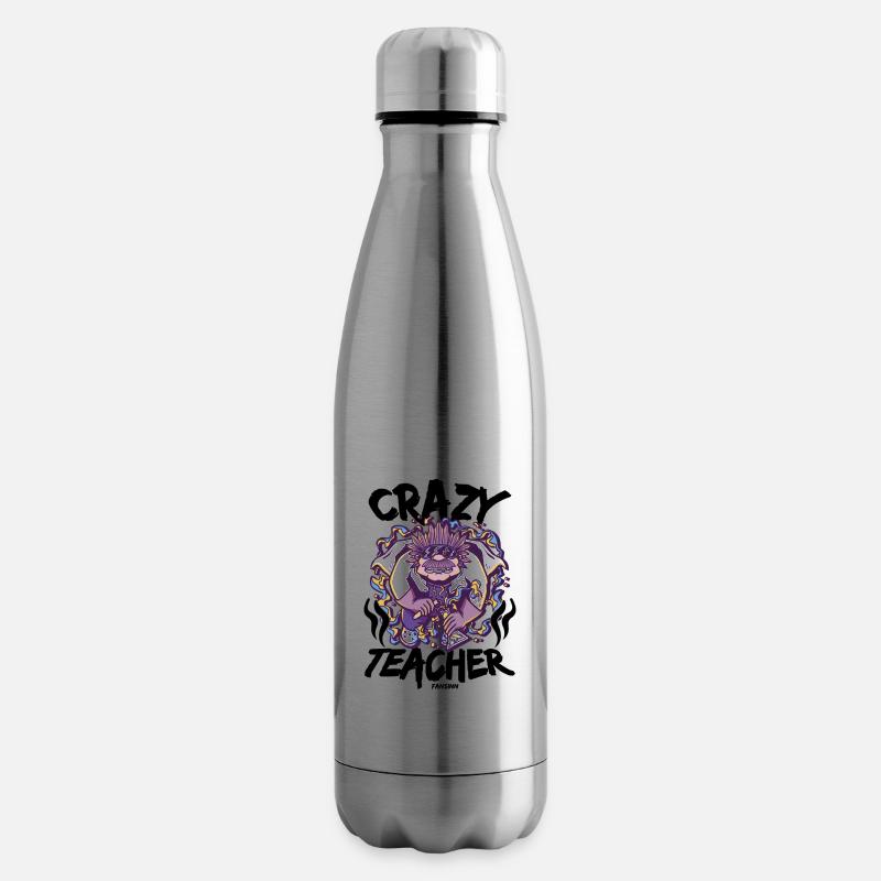 Crazy Teacher - Isolierflasche - Lightsilver