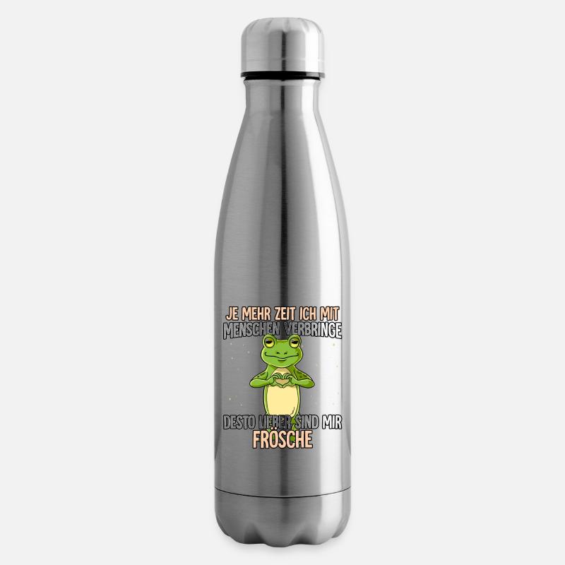 Frosch - Isolierflasche - Lightsilver