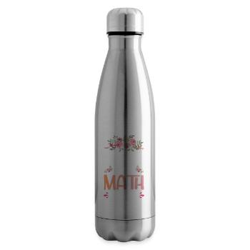 Dawn of the Math Teacher - Insulated Water Bottle - silver - Right