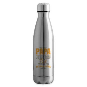 Fête Des Pères | Père | On M'Appelle Papa - Bouteille isotherme - argent clair - Droite