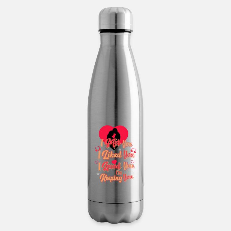 Ich liebe dich - Isolierflasche - Lightsilver