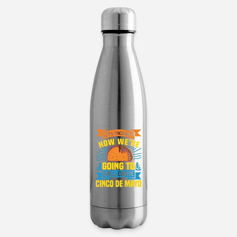 COMMENT NOUS ALLONS SHELL EBRATE CINCO DE MAYO - Bouteille isotherme - argent clair