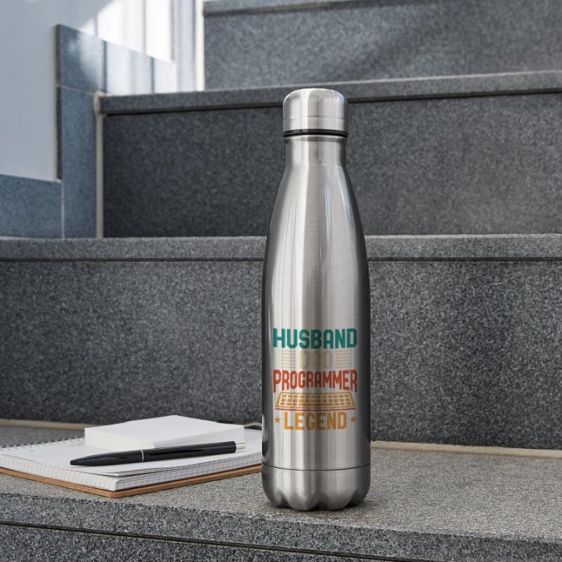 Husband Dad Programmer Legend Coder Programmierer Isolierflasche