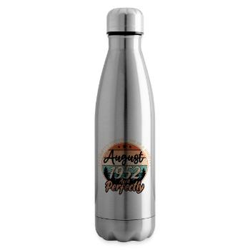 August 1952 anniversary 1952 legends August - Insulated Water Bottle - silver - Right