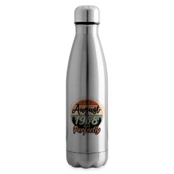 August 1968 anniversary 1968 legends August - Insulated Water Bottle - silver - Right