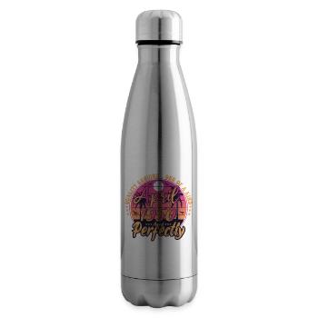 Avril 1950 anniversaire 1950 Retro 1950 Avril - Bouteille isotherme - argent clair - Droite