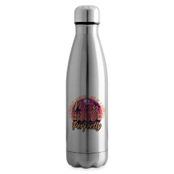 Mai 1988 anniversaire 1988 Retro 1988 Mai - Bouteille isotherme - argent clair - Droite