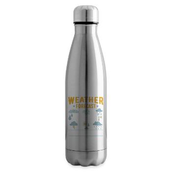 Ich überprüfe nicht immer die Wettervorhersage - Isolierflasche - Lightsilver - Rechts