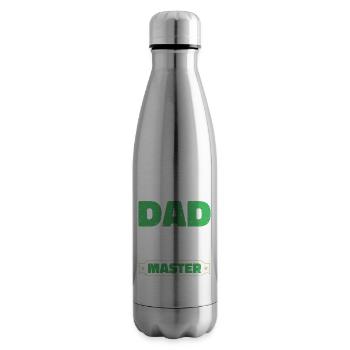 Je suis un maître de blagues de père - Bouteille isotherme - argent clair - Droite