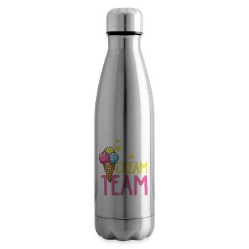 Be Part Of The Cream Team für eine Eis Liebhaber - Isolierflasche - Lightsilver - Rechts
