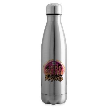 June 1996 anniversary 1996 Retro 1996 June - Insulated Water Bottle - silver - Right
