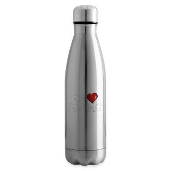 Fußballzubehör Geschenkidee Fußballfan - Isolierflasche - Lightsilver - Rechts