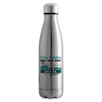 Prisons RN Correctional Nurse - Insulated Water Bottle - silver - Right