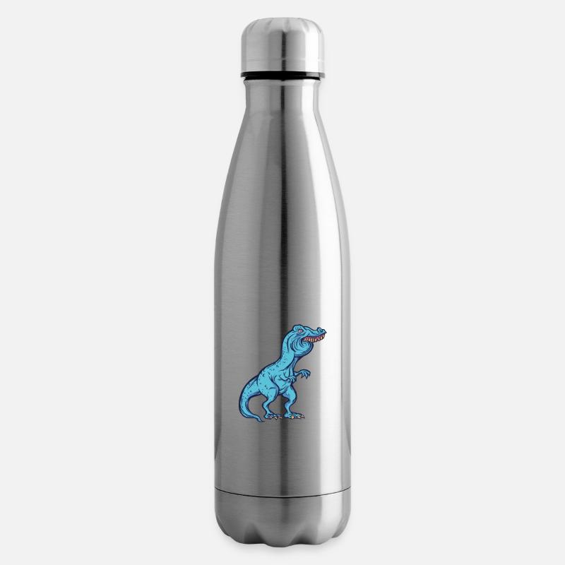 Raphaela T-Rex Dinosaurier Meme Dino Trex Namens - Isolierflasche - Lightsilver