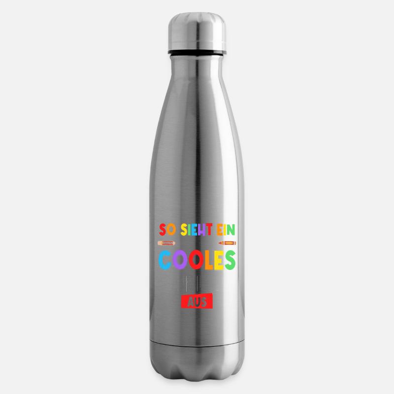 Schulkind Einschulung Erstklässler - Isolierflasche - Lightsilver
