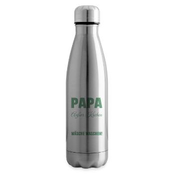 Vatertag 2023 Sprüche Papa Humor - Isolierflasche - Lightsilver - Rechts