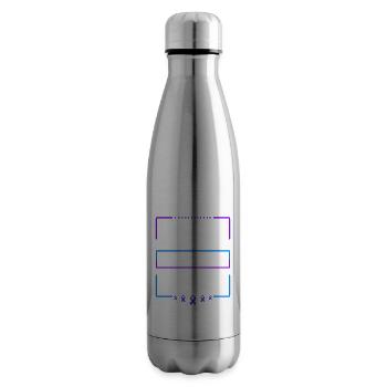 La polyarthrite rhumatoïde ne peut pas me briser - Bouteille isotherme - argent clair - Droite