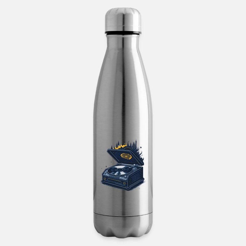 Spaceman Plattenspieler - Isolierflasche - Lightsilver