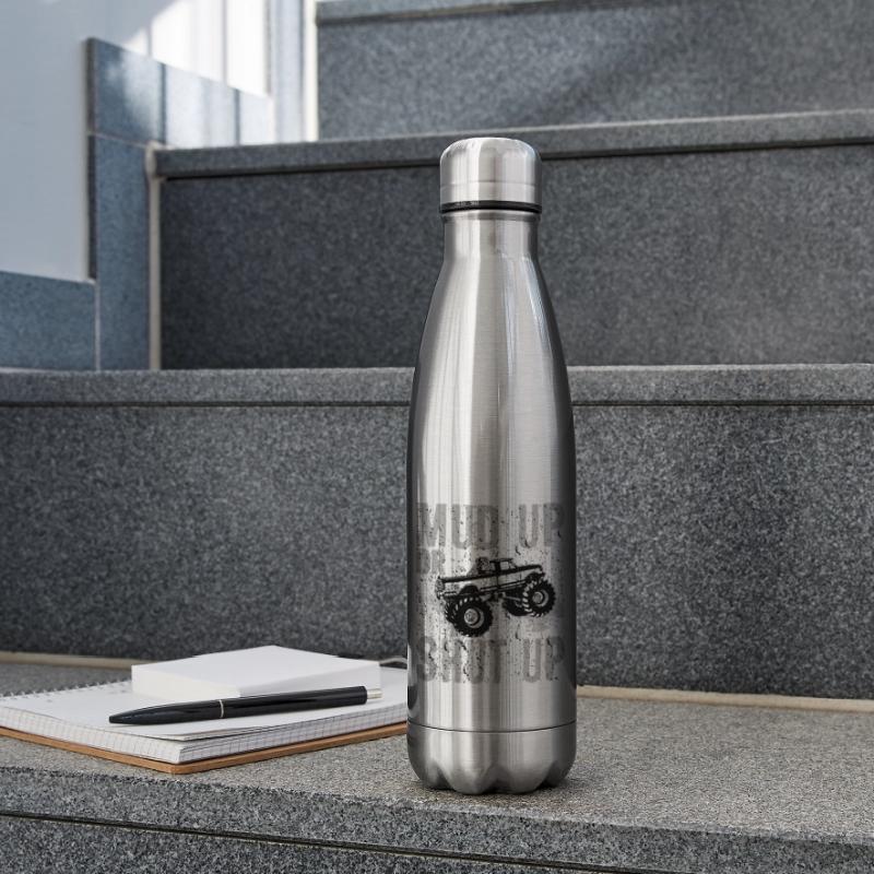 Mudder-Geschenk Mud Up oder Shut Up Lustige Mudding-Geschenke Isolierflasche