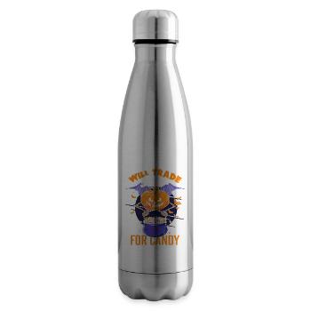 Will Trade Sister For Candy - Insulated Water Bottle - silver - Right