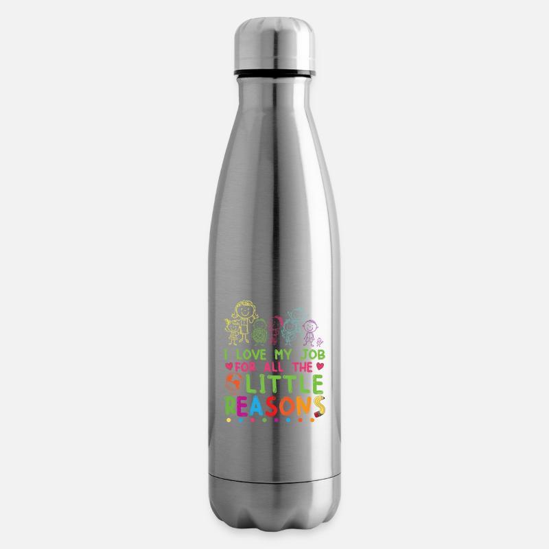 Erzieherin - Isolierflasche - Lightsilver