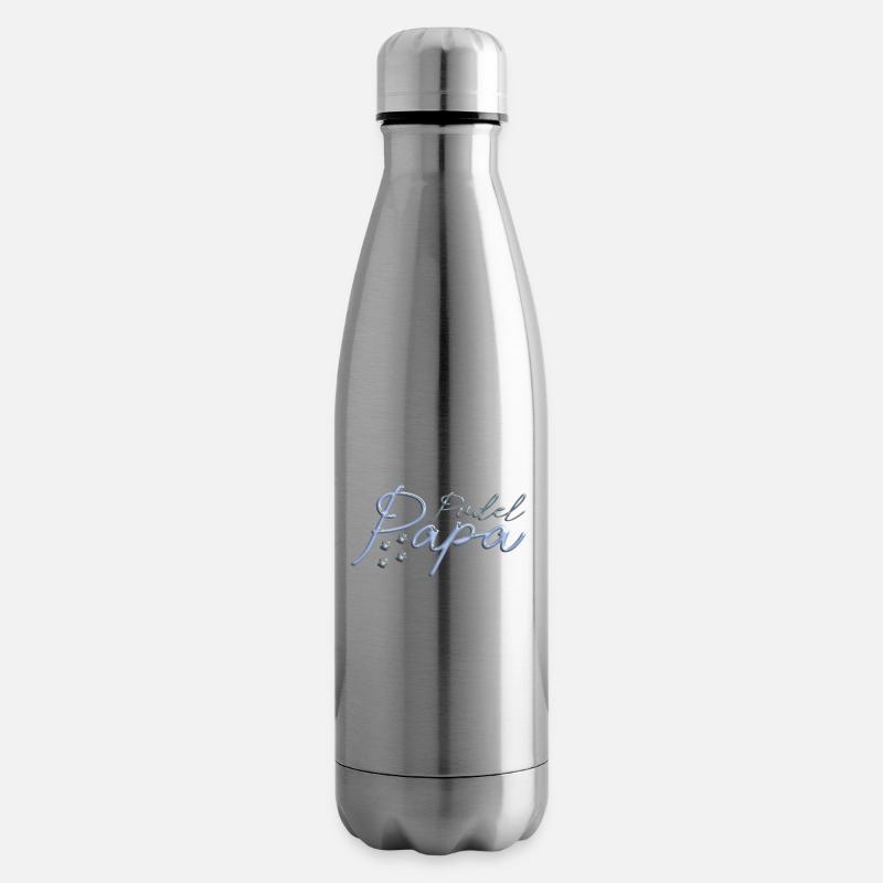 Hundezubehör Pudel Hundebesitzer - Isolierflasche - Lightsilver