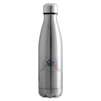 Dog Golden Retriever Dog Owner - Insulated Water Bottle - silver - Right