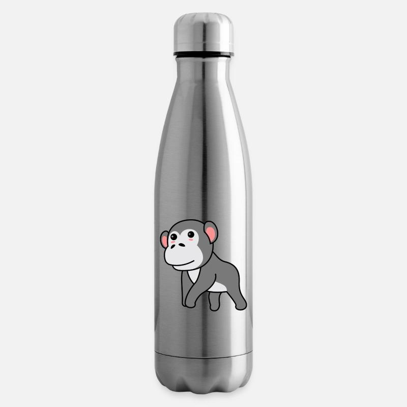Gorilla Comic - Bouteille isotherme - argent clair