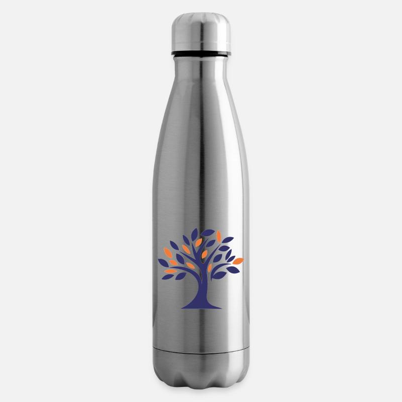 Symbol eines Olivenbaums - Isolierflasche - Lightsilver
