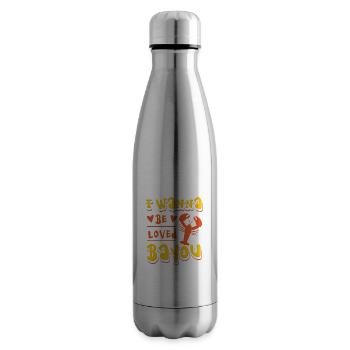 Ich möchte geliebt werden Bayou-Krabbe - Isolierflasche - Lightsilver - Rechts