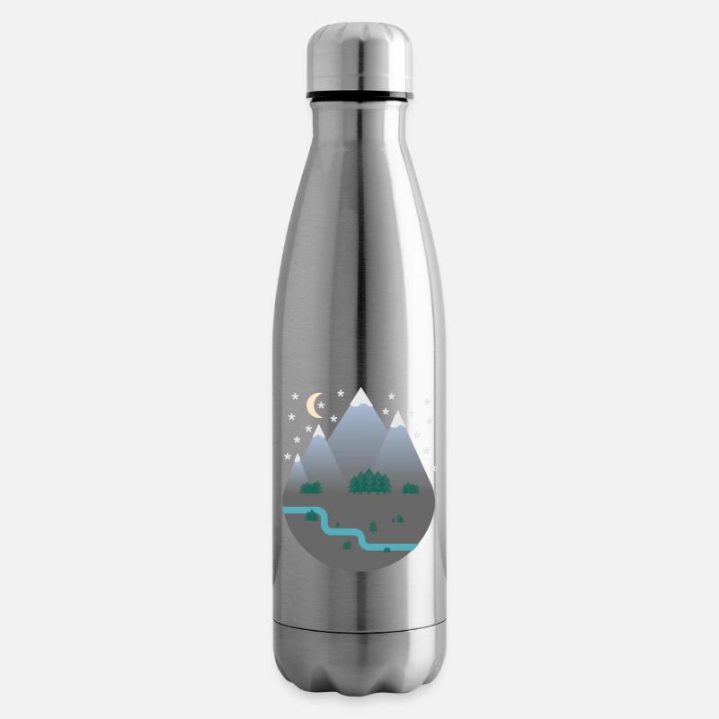 Geo Art - Isolierflasche - Lightsilver