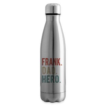 Frank Dad Hero - Insulated Water Bottle - silver - Right