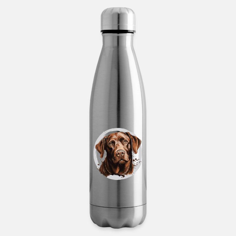 Labrador - Isolierflasche - Lightsilver