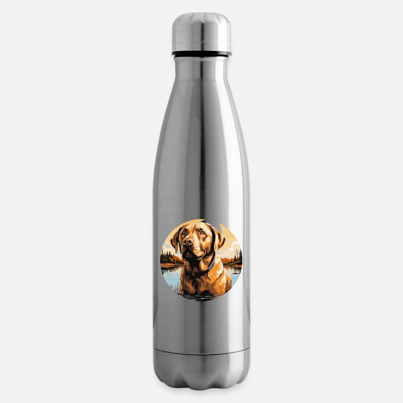 Labrador - Isolierflasche - Lightsilver
