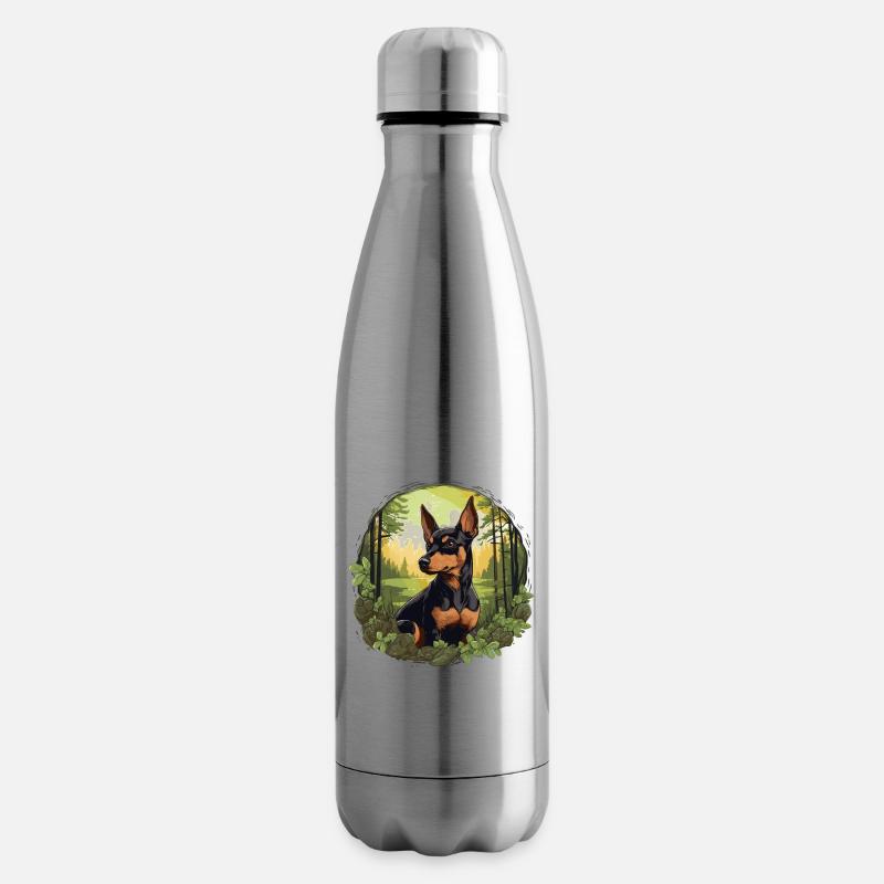 Pinscher - Isolierflasche - Lightsilver