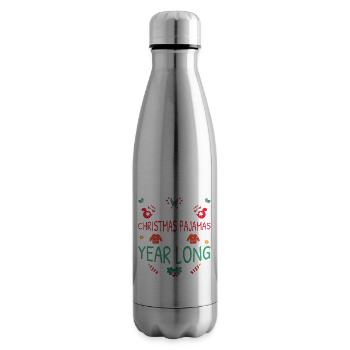 Most Likely To Christmas - Insulated Water Bottle - silver - Right