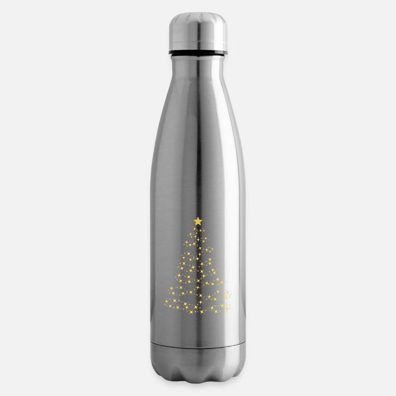 Weihnachtsbaum - Isolierflasche - Lightsilver