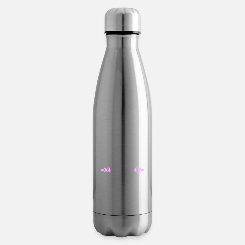 Here is everything Peace Joy Pancake Denglisch - Isolierflasche - Lightsilver