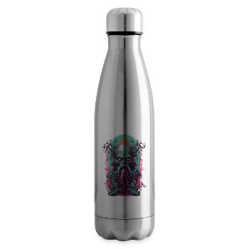 Unterwelt Dämonen Okkult Horror Gothic Design - Isolierflasche - Lightsilver - Rechts