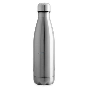 Étoiles filantes au-dessus du ciel des montagnes - Bouteille isotherme - argent clair - Droite