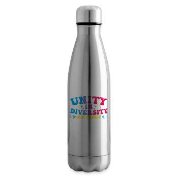 Diversity Family Diverse Einheit in Vielfalt - Isolierflasche - Lightsilver - Rechts